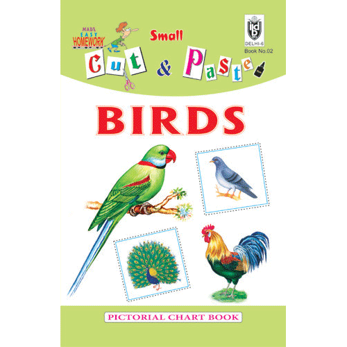 Cut and paste book of BIRDS - Indian Book Depot (Map House)