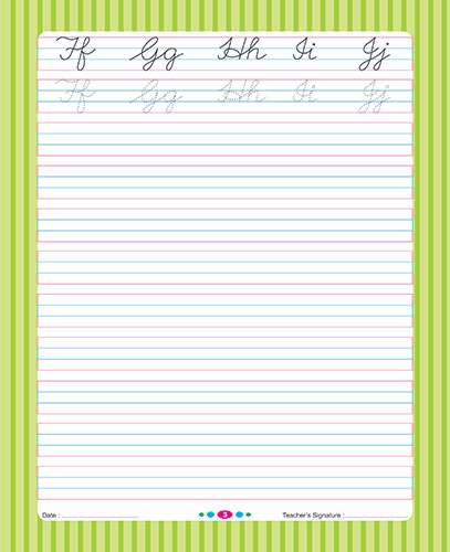 LET'S LEARN CURSIVE WRITING PART 3