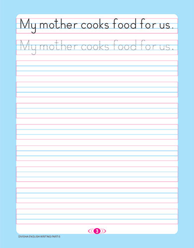 DIVISHA ENGLISH HANDWRITING BOOK   5