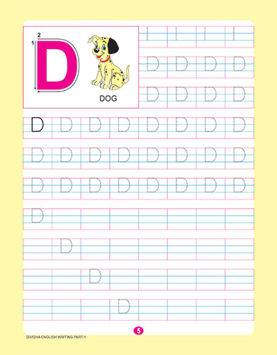 DIVISHA ENGLISH HANDWRITING BOOK   1