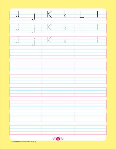 DIVISHA ENGLISH HANDWRITING BOOK   3