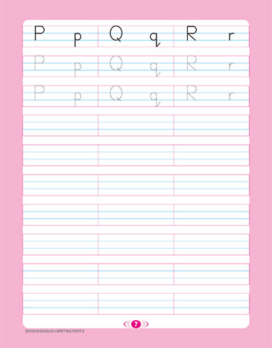DIVISHA ENGLISH HANDWRITING BOOK   3