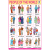 PEOPLE OF THE WORLD SIZE 24 X 36 CMS CHART NO. 75 A - Indian Book Depot (Map House)