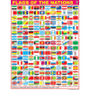 FLAGS OF THE NATIONS CHART SIZE 45 X 57 CMS - Indian Book Depot (Map House)