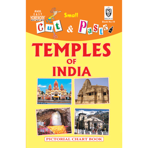 Cut and paste book of TEMPLES OF INDIA - Indian Book Depot (Map House)