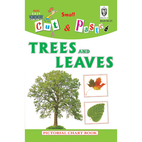 Cut and paste book of TREES AND LEAVES - Indian Book Depot (Map House)