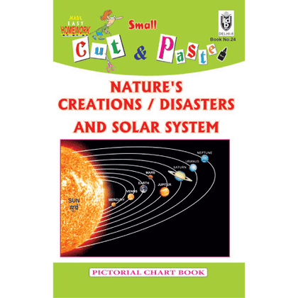 Cut and paste book of NATURE'S CREATIONS AND DISASTERS - Indian Book Depot (Map House)