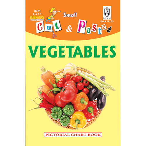 Cut and paste book of VEGETABLES - Indian Book Depot (Map House)