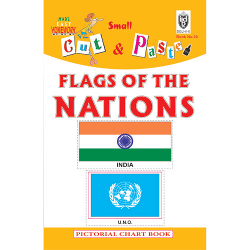 Cut and paste book of FLAGS OF THE NATIONS - Indian Book Depot (Map House)
