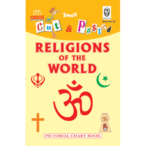Cut and paste book of RELIGIONS OF THE WORLD - Indian Book Depot (Map House)