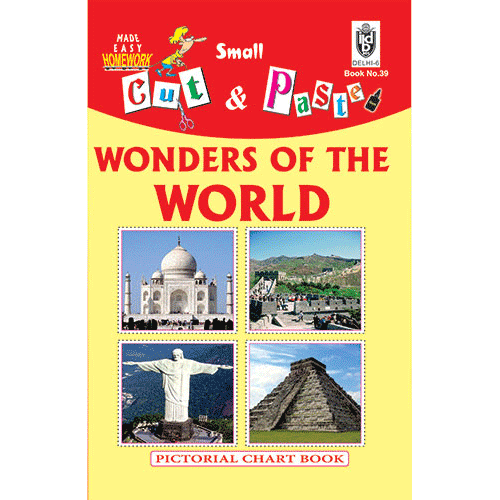 Cut and paste book of WONDERS OF THE WORLD - Indian Book Depot (Map House)