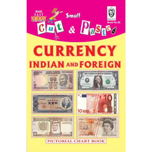 Cut and paste book of CURRENCY ; INDIAN AND FOREIGN - Indian Book Depot (Map House)