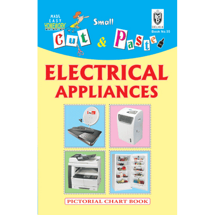 Cut and paste book of ELECTRICAL APPLIANCES - Indian Book Depot (Map House)