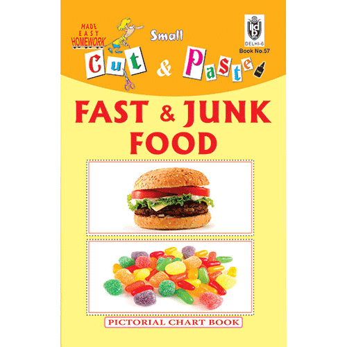 Cut and paste book of FAST FOOD - Indian Book Depot (Map House)