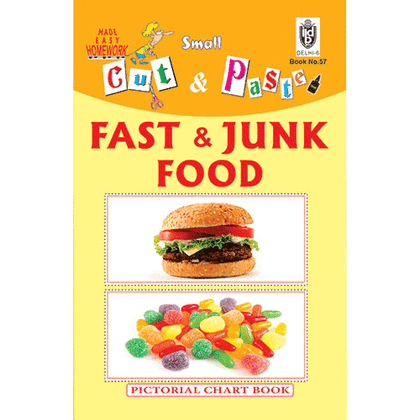 Cut and paste book of FAST FOOD - Indian Book Depot (Map House)