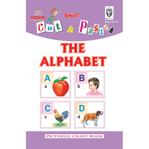 Cut and paste book of THE ALPHABET - Indian Book Depot (Map House)