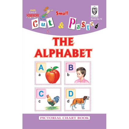 Cut and paste book of THE ALPHABET - Indian Book Depot (Map House)
