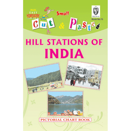 Cut and paste book of HILL STATIONS OF INDIA - Indian Book Depot (Map House)
