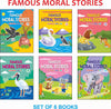FAMOUS MORAL STORIES - LESSONS FOR LIFE  (SET OF 6 BOOKS)