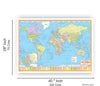 India world map bundle Political and Physical