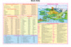 Combo pack of India and world Laminated maps 12 x 18 inchs