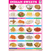 INDIAN SWEETS CHART SIZE 12X18 (INCHS) 300GSM ARTCARD - Indian Book Depot (Map House)