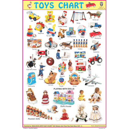 TOYS CHART SIZE 12X18 (INCHS) 300GSM ARTCARD