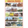 HIMACHAL PRADESH CHART SIZE 12X18 (INCHS) 300GSM ARTCARD - Indian Book Depot (Map House)