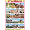 UTTAR PRADESH SIZE 24 X 36 CMS CHART NO. 193 - Indian Book Depot (Map House)