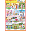 AN IDEAL BOY (GOOD HABITS) CHART SIZE 12X18 (INCHS) 300GSM ARTCARD - Indian Book Depot (Map House)