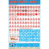 ROAD TRAFFIC SIGNS CHART SIZE 12X18 (INCHS) 300GSM ARTCARD