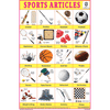 SPORTS ARTICLES SIZE 24 X 36 CMS CHART NO. 230 - Indian Book Depot (Map House)