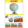 GLOBLE CHART SIZE 12X18 (INCHS) 300GSM ARTCARD - Indian Book Depot (Map House)