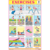 EXERCISES CHART SIZE 12X18 (INCHS) 300GSM ARTCARD - Indian Book Depot (Map House)