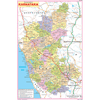 POLITICAL MAP OF KARNATAKA CHART SIZE 12X18 (INCHS) 300GSM ARTCARD - Indian Book Depot (Map House)