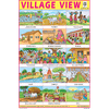 VILLAGE VIEW CHART SIZE 12X18 (INCHS) 300GSM ARTCARD - Indian Book Depot (Map House)