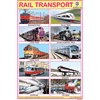 RAIL TRANSPORT CHART SIZE 12X18 (INCHS) 300GSM ARTCARD - Indian Book Depot (Map House)
