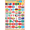 FLAGS OF THE NATIONS SIZE 24 X 36 CMS CHART NO. 32 - Indian Book Depot (Map House)