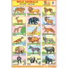 WILD ANIMALS SIZE 24 X 36 CMS CHART NO. 5 - Indian Book Depot (Map House)