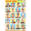 AUTHOR'S OF INDIA CHART SIZE 12X18 (INCHS) 300GSM ARTCARD - Indian Book Depot (Map House)