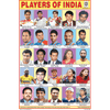 PLAYERS OF INDIA SIZE 24 X 36 CMS CHART NO. 77 - Indian Book Depot (Map House)