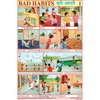 BAD HABITS SIZE 24 X 36 CMS CHART NO. 8 - Indian Book Depot (Map House)