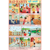 BAD HABITS CHART SIZE 12X18 (INCHS) 300GSM ARTCARD - Indian Book Depot (Map House)