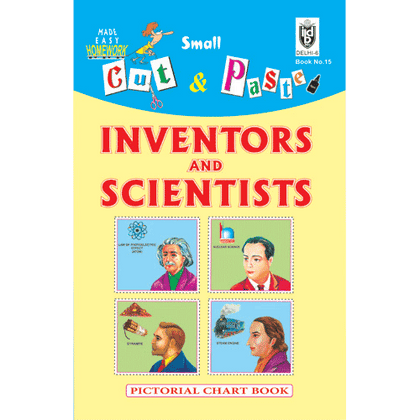 Cut and paste book of INVENTORS AND SCIENTISTS - Indian Book Depot (Map House)