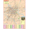 CITY MAP OF LUCKNOW (HINDI) SIZE 45 X 57 CMS - Indian Book Depot (Map House)