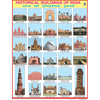 HISTORICAL BUILDINGS OF INDIA CHART SIZE 45 X 57 CMS - Indian Book Depot (Map House)