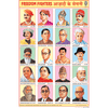 FREEDOM FIGHTERS CHART SIZE 50 X 75 CMS - Indian Book Depot (Map House)