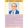 LIFE HISTORY OF DR. BHIM RAO AMBEDKAR CHART SIZE 50 X 75 CMS - Indian Book Depot (Map House)