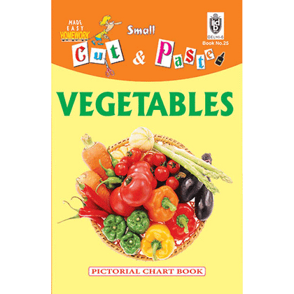 Cut and paste book of VEGETABLES - Indian Book Depot (Map House)