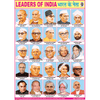 LEADERS OF INDIA CHART SIZE 70 X 100 CMS - Indian Book Depot (Map House)